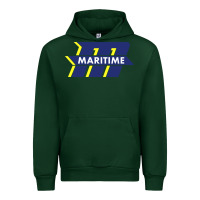 Forest Green massachusetts maritime academy Urban Hoodie - linhVisuals