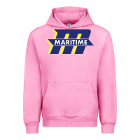 Fuchsia Pink massachusetts maritime academy Urban Hoodie - linhVisuals