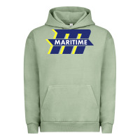 Pigment Oil Green massachusetts maritime academy Urban Hoodie - linhVisuals