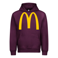 Mauve Wine donalds food Urban Hoodie - linhVisuals