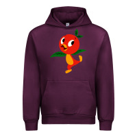Mauve Wine orange bird Urban Hoodie - linhVisuals