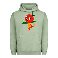 Pigment Oil Green orange bird Urban Hoodie - linhVisuals