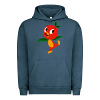 Pigment Midnight Navy orange bird Urban Hoodie - linhVisuals