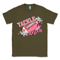 Army Green tackle cancer Classic Tee - CowGirlArtShop