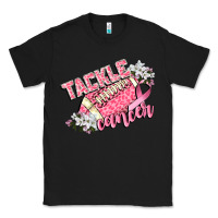 Black tackle cancer Classic Tee - CowGirlArtShop