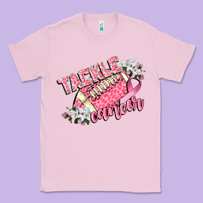 Tackle Cancer Classic Tee Designed By Cowgirlartshop