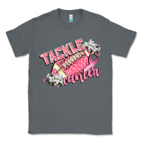 Charcoal Heather tackle cancer Classic Tee - CowGirlArtShop