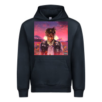Navy Juice pink Urban Hoodie - linhVisuals