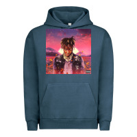 Pigment Midnight Navy Juice pink Urban Hoodie - linhVisuals