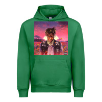 Emerald Juice pink Urban Hoodie - linhVisuals