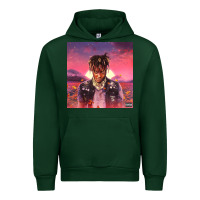 Forest Green Juice pink Urban Hoodie - linhVisuals