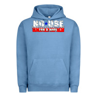 Pigment Pebble Blue American punk Urban Hoodie - linhVisuals