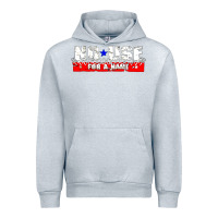 Heather Grey American punk Urban Hoodie - linhVisuals