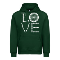 Forest Green cycling t  shirt cycling cyclist t  shirt (1) Urban Hoodie - linhVisuals