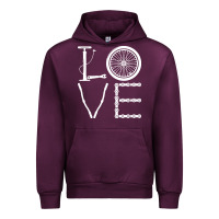 Mauve Wine cycling t  shirt cycling cyclist t  shirt (1) Urban Hoodie - linhVisuals