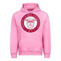 Fuchsia Pink santa clara u seal Urban Hoodie - linhVisuals