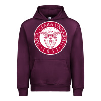 Mauve Wine santa clara u seal Urban Hoodie - linhVisuals