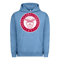 Pigment Pebble Blue santa clara u seal Urban Hoodie - linhVisuals