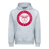 Heather Grey santa clara u seal Urban Hoodie - linhVisuals