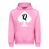 Fuchsia Pink queen of spades clothes for women   qos tee t shirt Urban Hoodie - linhVisuals