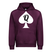 Mauve Wine queen of spades clothes for women   qos tee t shirt Urban Hoodie - linhVisuals