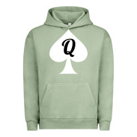 Pigment Oil Green queen of spades clothes for women   qos tee t shirt Urban Hoodie - linhVisuals