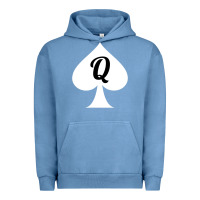Pigment Pebble Blue queen of spades clothes for women   qos tee t shirt Urban Hoodie - linhVisuals