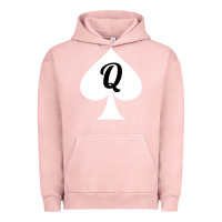 Pigment Salmon queen of spades clothes for women   qos tee t shirt Urban Hoodie - linhVisuals