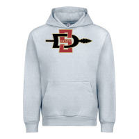 Heather Grey san diego state aztecs Urban Hoodie - linhVisuals