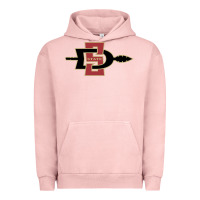 Pigment Salmon san diego state aztecs Urban Hoodie - linhVisuals
