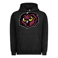 Pigment Black temple owls Urban Hoodie - linhVisuals