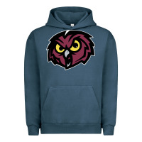 Pigment Midnight Navy temple owls Urban Hoodie - linhVisuals