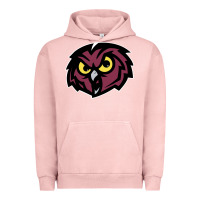 Pigment Salmon temple owls Urban Hoodie - linhVisuals