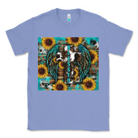 Colony Blue western blessed sunflower's Classic Tee - RanaPortraitStore