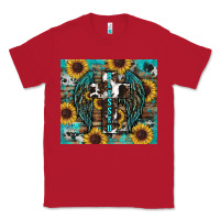 Red western blessed sunflower's Classic Tee - RanaPortraitStore