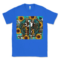 True Royal western blessed sunflower's Classic Tee - RanaPortraitStore
