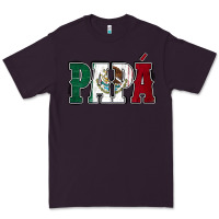 Plum Mexican Flag Papá Premium Tee - Jasminsmagicworld