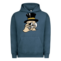Pigment Midnight Navy wake forest demon deacons Urban Hoodie - linhVisuals
