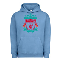 Pigment Pebble Blue new you'll never walk alone liverpool Urban Hoodie - linhVisuals