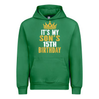 Emerald it's my son's 15th birthday 15 years old boy t shirt Urban Hoodie - linhVisuals