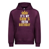 Mauve Wine it's my son's 15th birthday 15 years old boy t shirt Urban Hoodie - linhVisuals