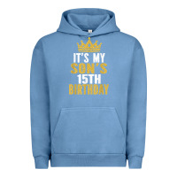 Pigment Pebble Blue it's my son's 15th birthday 15 years old boy t shirt Urban Hoodie - linhVisuals