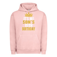 Pigment Salmon it's my son's 15th birthday 15 years old boy t shirt Urban Hoodie - linhVisuals