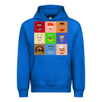 Cobalt Muppets and Friends Urban Hoodie - linhVisuals
