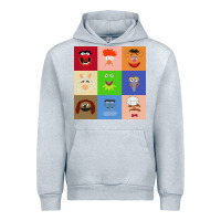 Heather Grey Muppets and Friends Urban Hoodie - linhVisuals