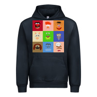 Navy Muppets and Friends Urban Hoodie - linhVisuals