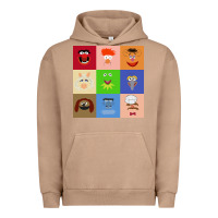 Pigment Burro Muppets and Friends Urban Hoodie - linhVisuals
