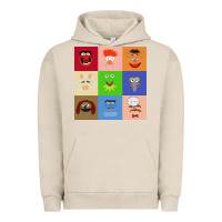 Pigment French Oak Muppets and Friends Urban Hoodie - linhVisuals
