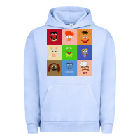 Pigment Grape Ice Muppets and Friends Urban Hoodie - linhVisuals