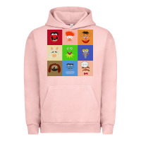 Pigment Salmon Muppets and Friends Urban Hoodie - linhVisuals